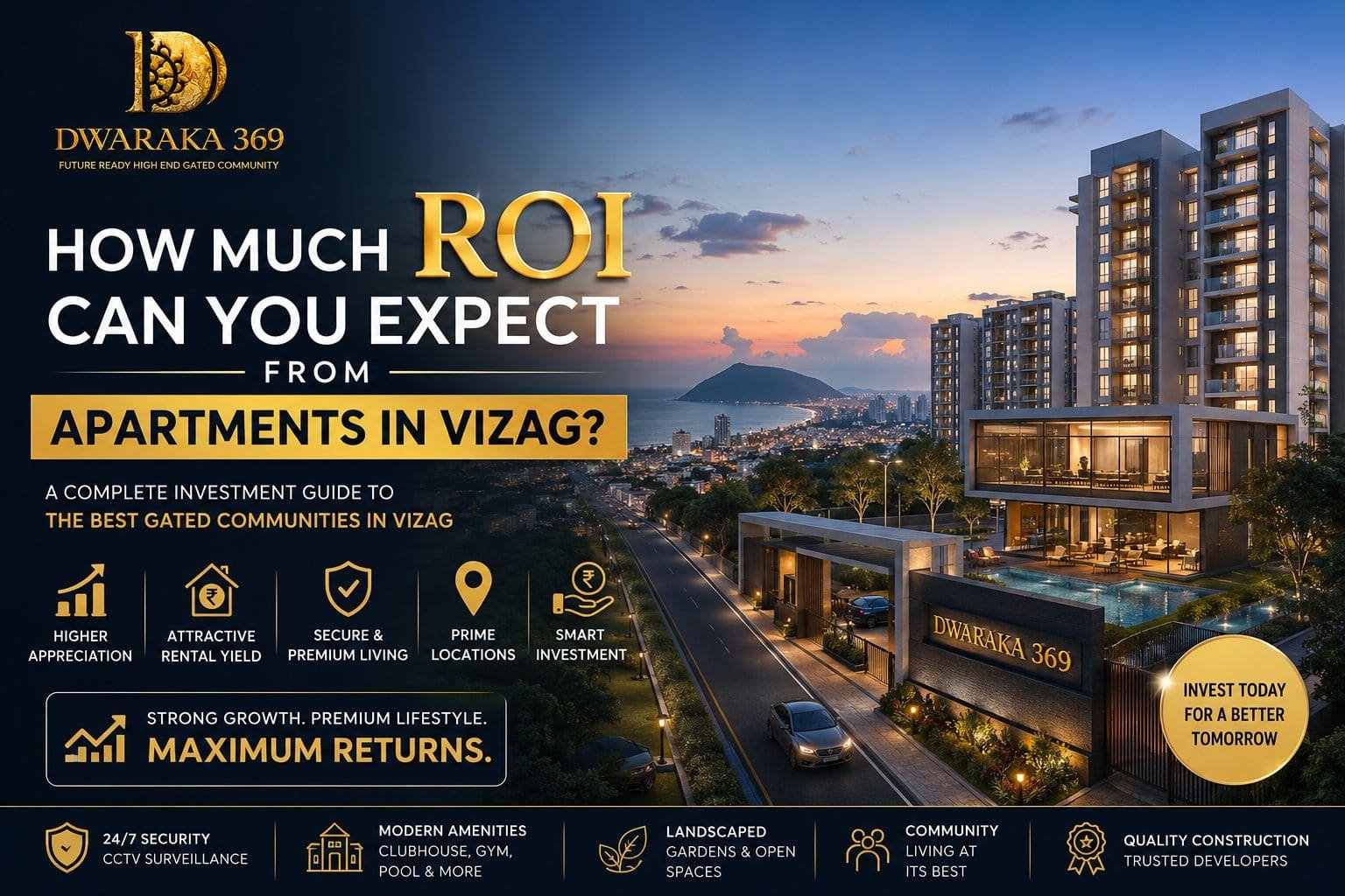 How Much ROI Can You Expect from Apartments in Vizag?